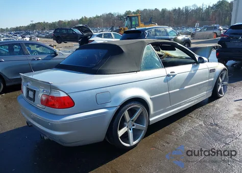 2005 BMW M3 z USA, uszkodzony, nr VIN WBSBR93485PK09754